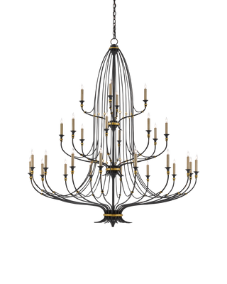 Folgate Grande Black Chandelier