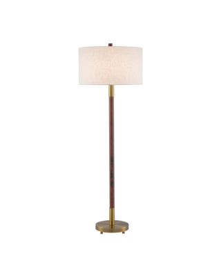 Bravo Mahogany Floor Lamp