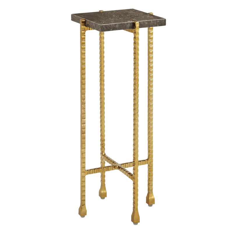 Flying Gold Marble Drinks Table