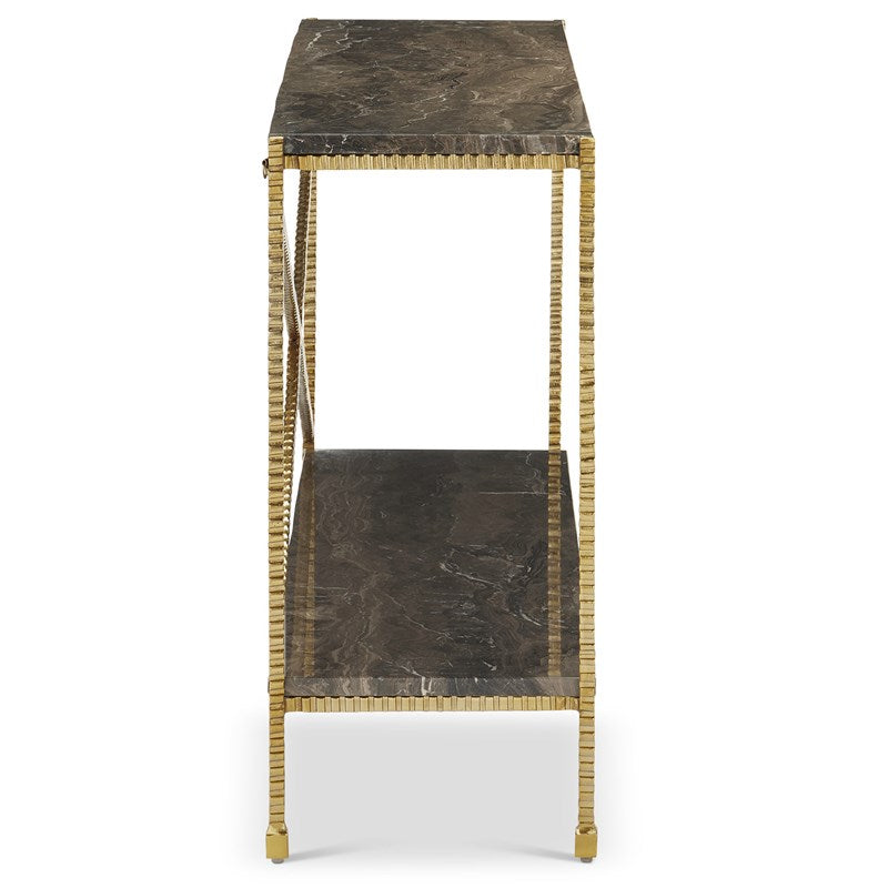 Flying Gold Marble Console Table