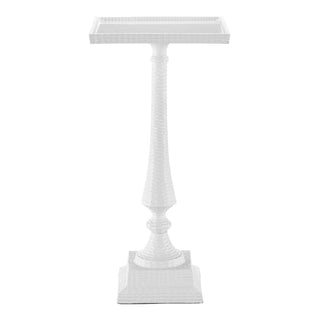 Jena White Accent Table