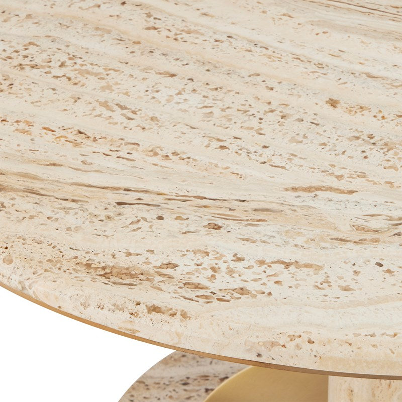 Miles Travertine Cocktail Table