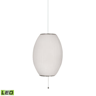 Cigar 12'' Wide 1-Light Mini Pendant - White