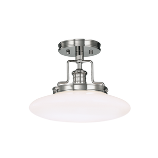 Beacon Semi Flush Polished Nickel