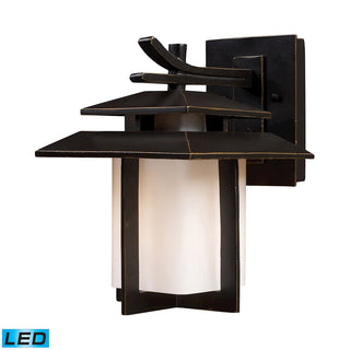 Kanso 11'' High 1-Light Outdoor Sconce - Aged Bronze