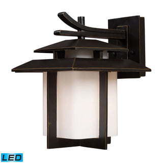 Kanso 13'' High 1-Light Outdoor Sconce - Aged Bronze