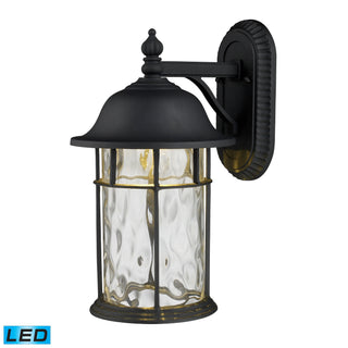 Lapuente 14'' High 1-Light Outdoor Sconce - Matte Black