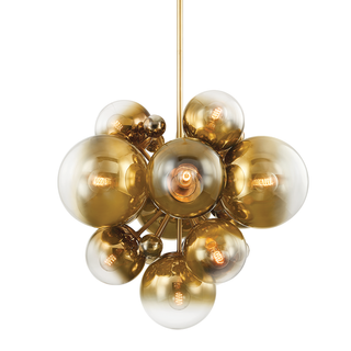 Kyoto Chandelier VINTAGE POLISHED BRASS