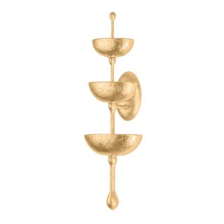 Aura Wall Sconce VINTAGE GOLD LEAF