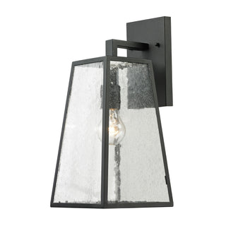 Meditterano 16'' High 1-Light Outdoor Sconce - Matte Black