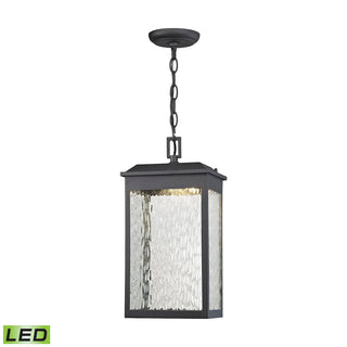 Newcastle 8'' Wide 1-Light Outdoor Pendant - Textured Matte Black