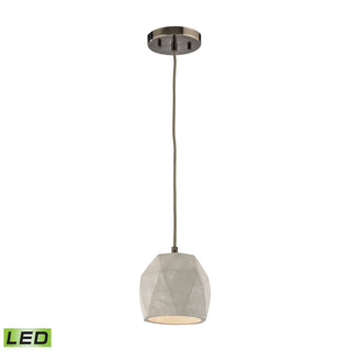 Urban Form 5'' Wide 1-Light Mini Pendant - Black Nickel