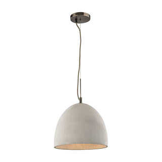 Urban Form 12'' Wide 1-Light Mini Pendant - Black Nickel