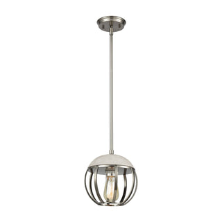 Urban Form 8'' Wide 1-Light Mini Pendant - Black