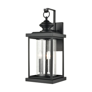 Minersville 23'' High 3-Light Outdoor Sconce - Matte Black