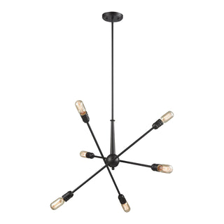 Delphine 28'' Wide 6-Light Chandeliers - Oil Rubbed Bronze