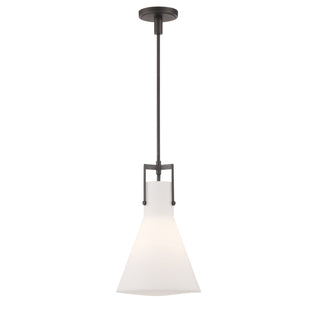 Izel 1-Light Glass Pendant - Oil Rubbed Bronze