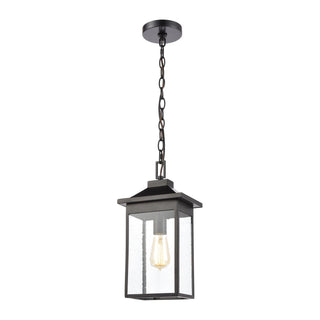 Lamplighter 8'' Wide 1-Light Outdoor Pendant - Matte Black