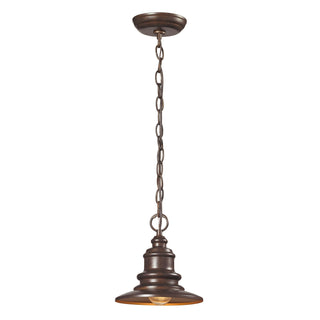 Marina 8'' Wide 1-Light Outdoor Pendant - Hazelnut Bronze