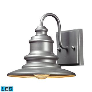 Marina 8'' High 1-Light Outdoor Sconce - Matte Silver