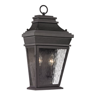 Forged Provincial 18'' High 2-Light Outdoor Sconce - Charcoal