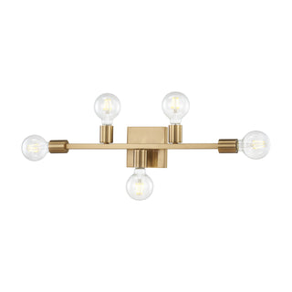 Attune 22'' Wide 5-Light Vanity Light - Burnished Brass