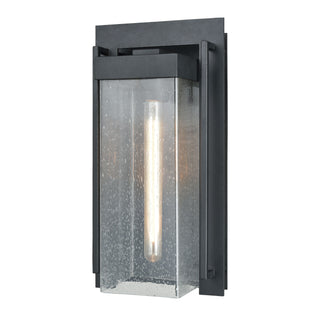 Overton 17'' High 1-Light Outdoor Sconce - Matte Black