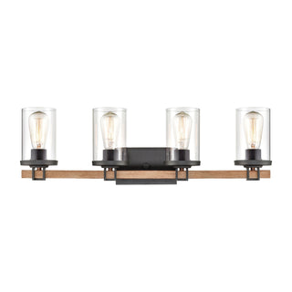 Holdfast 28'' Wide 4-Light Vanity Light - Charcoal