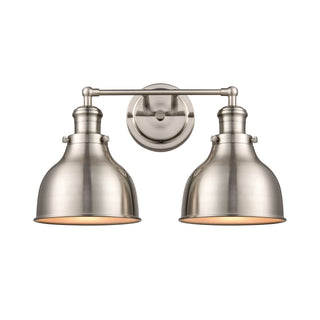 Haralson 17'' Wide 2-Light Vanity Light - Satin Nickel