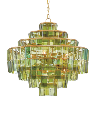 Sommelier Green Chandelier