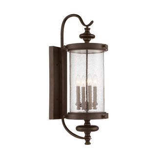 Palmer 4-Light Outdoor Wall Lantern in Walnut Patina Walnut Patina