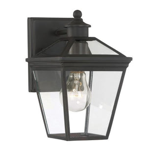 Ellijay 1-Light Outdoor Wall Lantern in English Bronze