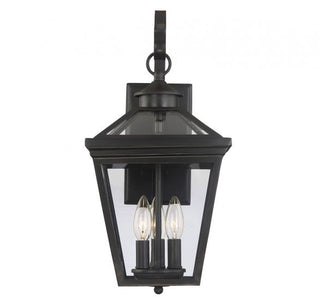 Ellijay 3-Light Outdoor Wall Lantern in English Bronze