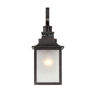 Monte Grande 3-Light Outdoor Wall Lantern in Slate Slate