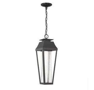 Brookline LED Outdoor Dark Sky Hanging Lantern in Matte Black