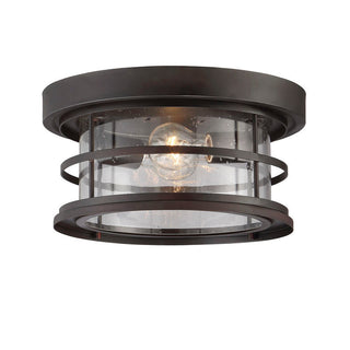 Barrett 2-Light Outdoor Ceiling Light in English Bronze English Bronze