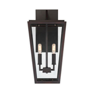 Milton 2-Light Outdoor Wall Lantern in English Bronze English Bronze