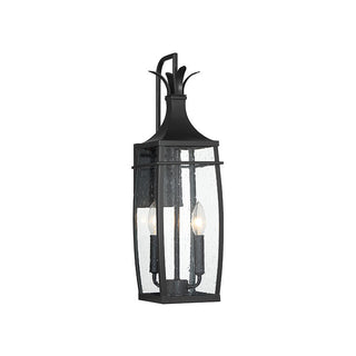 Montpelier 2-Light Outdoor Wall Lantern in Matte Black Matte Black