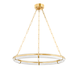 SENNETT Chandelier Aged Brass