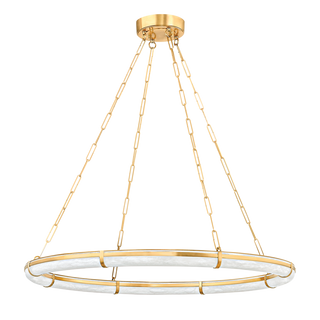 SENNETT Chandelier Aged Brass