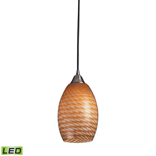 Mulinello 6'' Wide 1-Light Mini Pendant - Satin Nickel