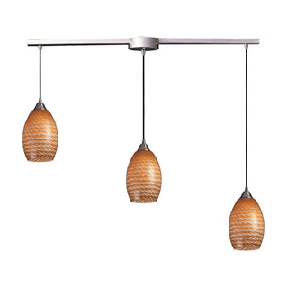 Mulinello 5'' Wide 3-Light Mini Pendant - Satin Nickel