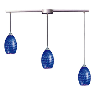 Mulinello 36'' Wide 3-Light Pendant - Satin Nickel