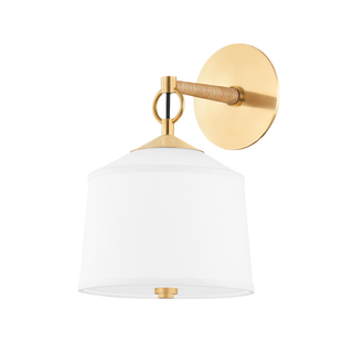 White Plains Wall Sconce Aged Brass