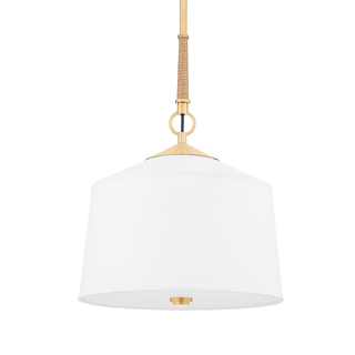 White Plains Pendant Aged Brass