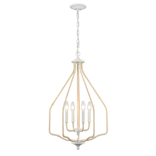 Breezeway 17.75'' Wide 4-Light Pendant - White Coral