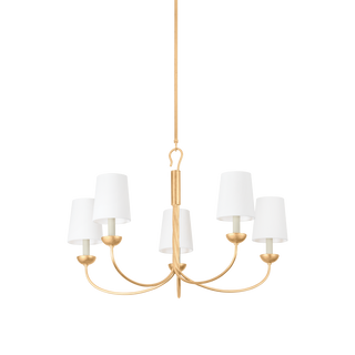 MONTPELIER Chandelier Vintage Gold Leaf