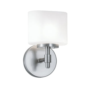 Moderne 1-Light Vanity Sconce - Brushed Nickel