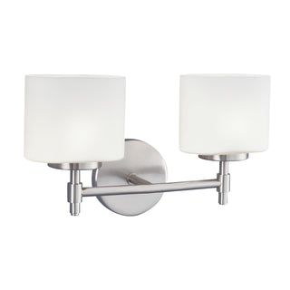 Moderne 2-Light Vanity Sconce - Chrome