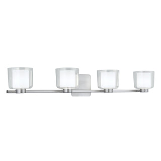 Alexus 4-Light Vanity Sconce - Brushed Nickel